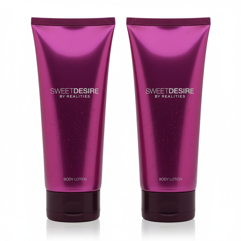 2 Pack Sweet Desire By Realities Body Lotion 6.7oz *New without Box* (Tester)